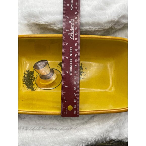 Vintage Mushroom Design Baking Dish Loaf Bread Pan - Picture 12 of 14